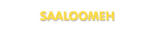 Der Vorname Saaloomeh