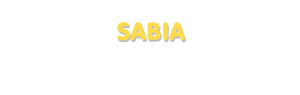 Der Vorname Sabia