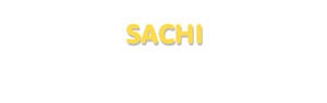 Der Vorname Sachi