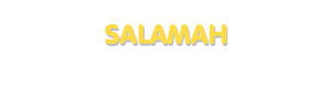 Der Vorname Salamah