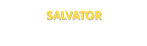Der Vorname Salvator