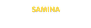 Der Vorname Samina