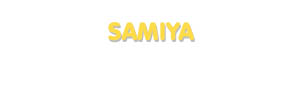 Der Vorname Samiya