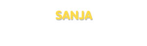 Der Vorname Sanja