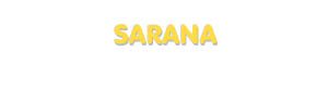 Der Vorname Sarana
