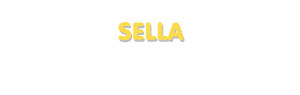 Der Vorname Sella