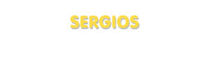 Der Vorname Sergios