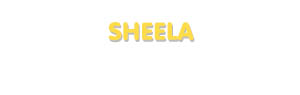 Der Vorname Sheela