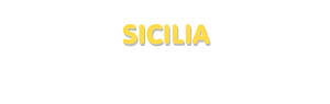 Der Vorname Sicilia