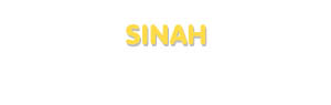 Der Vorname Sinah