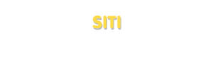 Der Vorname Siti