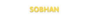 Der Vorname Sobhan