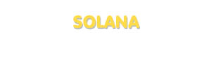 Der Vorname Solana