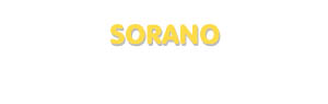 Der Vorname Sorano