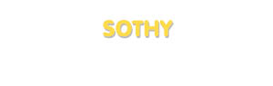 Der Vorname Sothy