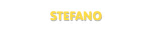 Der Vorname Stefano