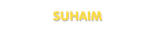 Der Vorname Suhaim