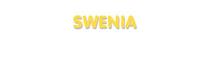 Der Vorname Swenia