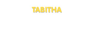 Der Vorname Tabitha