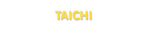 Der Vorname Taichi
