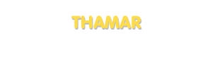 Der Vorname Thamar