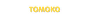 Der Vorname Tomoko