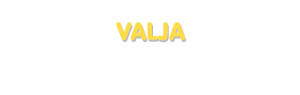 Der Vorname Valja