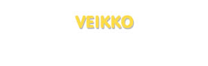 Der Vorname Veikko