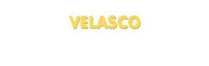 Der Vorname Velasco