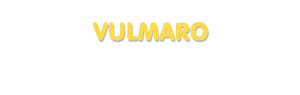 Der Vorname Vulmaro