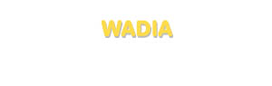 Der Vorname Wadia