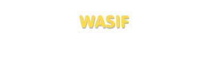 Der Vorname Wasif