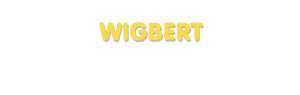 Der Vorname Wigbert