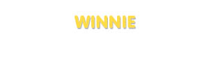 Der Vorname Winnie