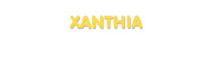 Der Vorname Xanthia
